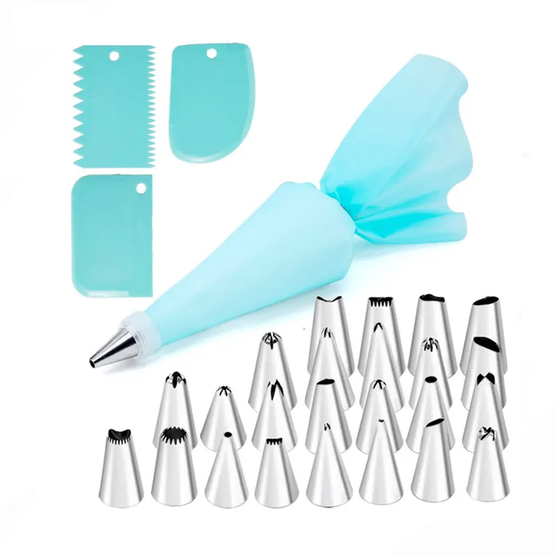 

6/14/26/29 pcs set Cream Nozzles Pastry Tools Accessories For Cake Decorating Pastry Bag Kitchen Bakery Confectionery equipment