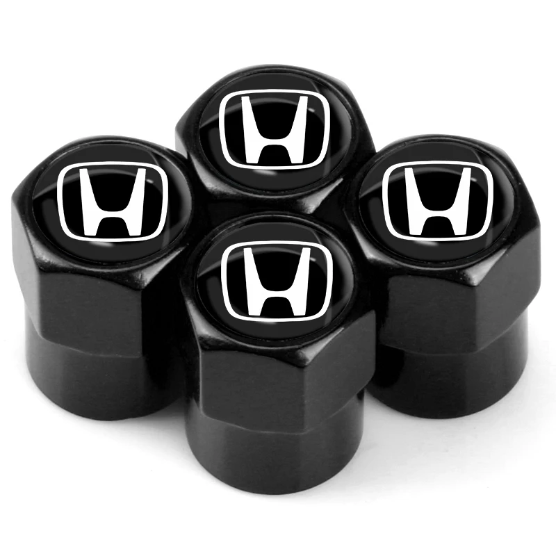 

4 шт./компл. колпачки для клапанов колес автомобиля, металлическая крышка штока для Honda Civic XR-V HR-V City Accord Odyssey Spirior CRV Jazz Varadero Xadv