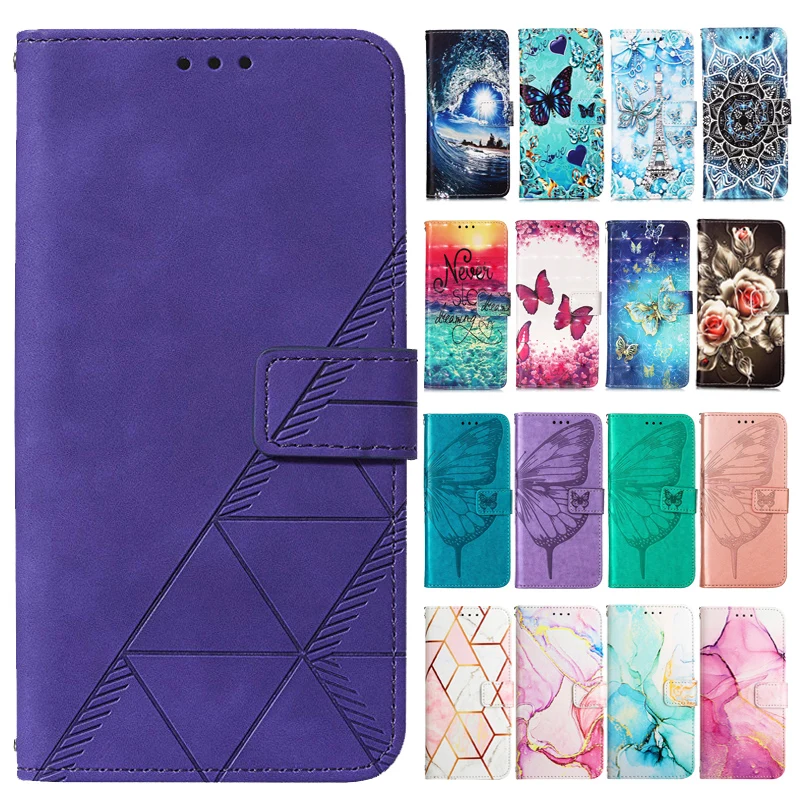

Leather Wallet Flip Case For Motorola Moto E20 Cover Case on For MotoE20 E30 E40 E 30 20 Magnetic Stand Phone Protective Bags