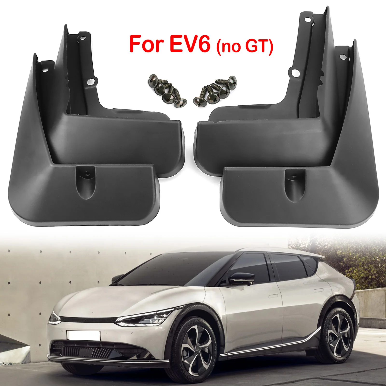 

Набор из 4 автомобильных брызговиков для Kia EV6 ev6 CV EV 2021 2022 2023 брызговики брызговики передние и задние формованные