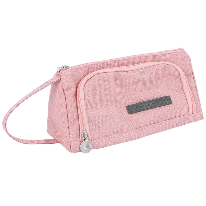 

Большая вместительная цветная Льняная сумка для хранения маркеров и карандашей, чехол для канцелярских принадлежностей, держатель для сре...