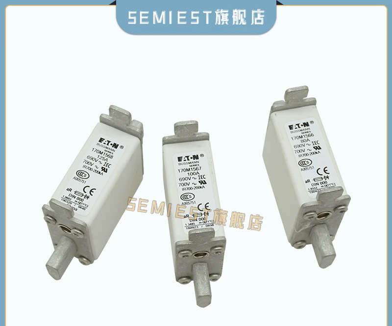 

New 170M1562 170M1563 170M1564 170M1565 Eaton Fuse