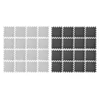 Коврик резиновый для тренировок в тренажерном зале, напольный коврик-пазл для гаража дома, фитнеса, йоги, набор из 16 Коврик для тренировок квадратов