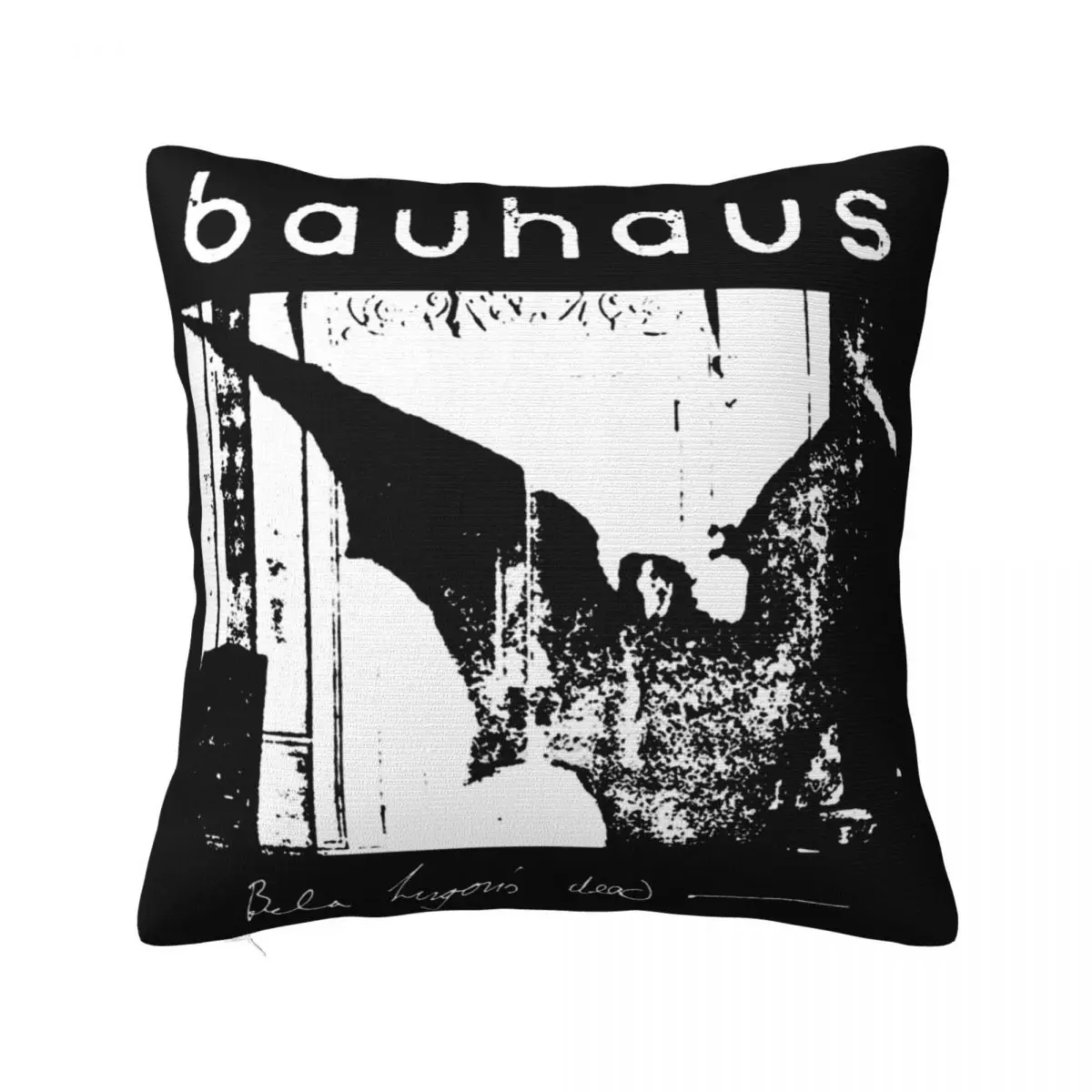 

The Cult Pillow Case Bauhaus Bat Wings Bela Lugosi s Dead Cute Polyester Pillowcase Home Decor Zipper Spring Cover