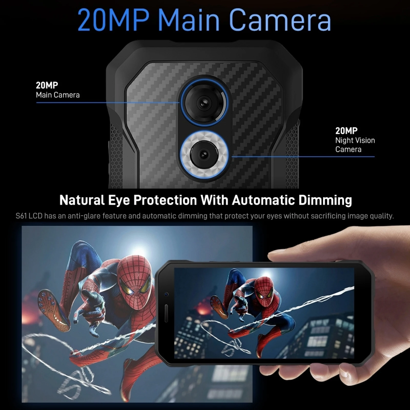 Смартфон DOOGEE S61 Pro 6 + 64 ГБ 128 0 дюйма Android 12 |
