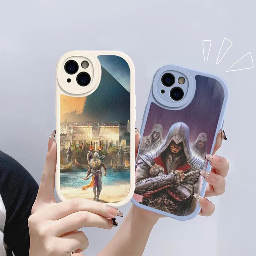 Чехол для телефона A-Assassins Game Creed из жесткой кожи iPhone 15 14 13 12 Mini 11 Pro Max Xs X Xr 7 8 Plus 6 6s