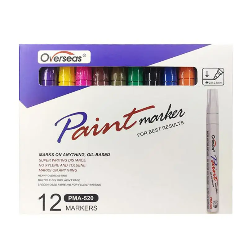 

Маркеры для краски на масляной основе, 6 шт./12 шт.