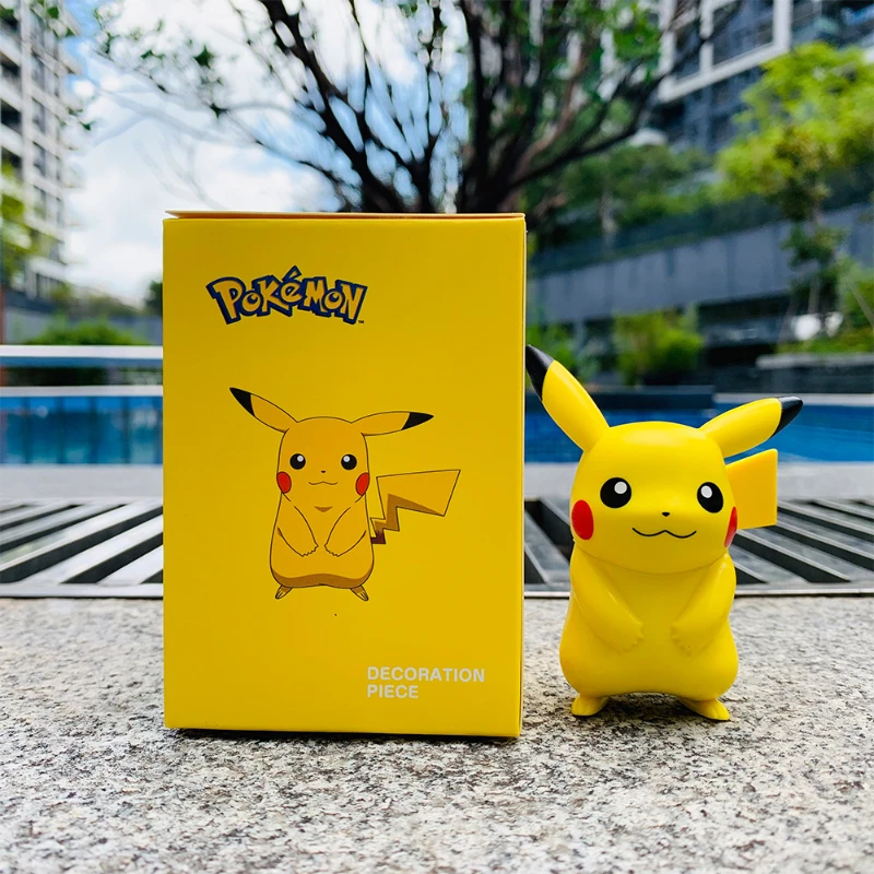 

52-80mm Pokmon Figure Pikachu Psyduck Bulbasaur Squirtle Charmander Jigglypuff Cute Cartoon Figure Christmas Gifts for Kids Girl