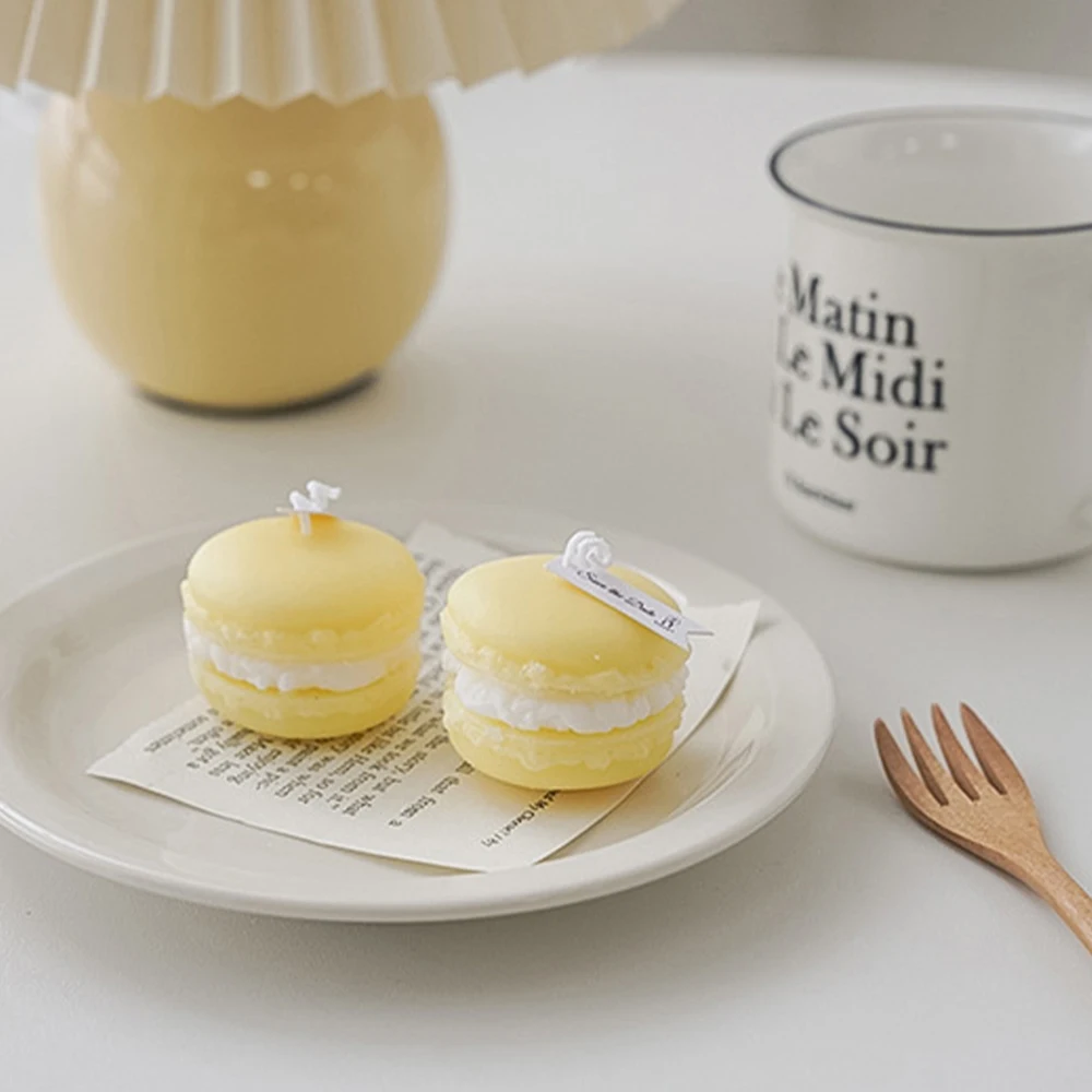 Ароматические свечи макарон домашний декор имитация еды украшение для спальни