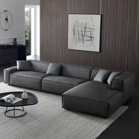 nordic double living room technology cloth modern simple cloth art sofa lazy three person italian minimalist light luxury tofu b