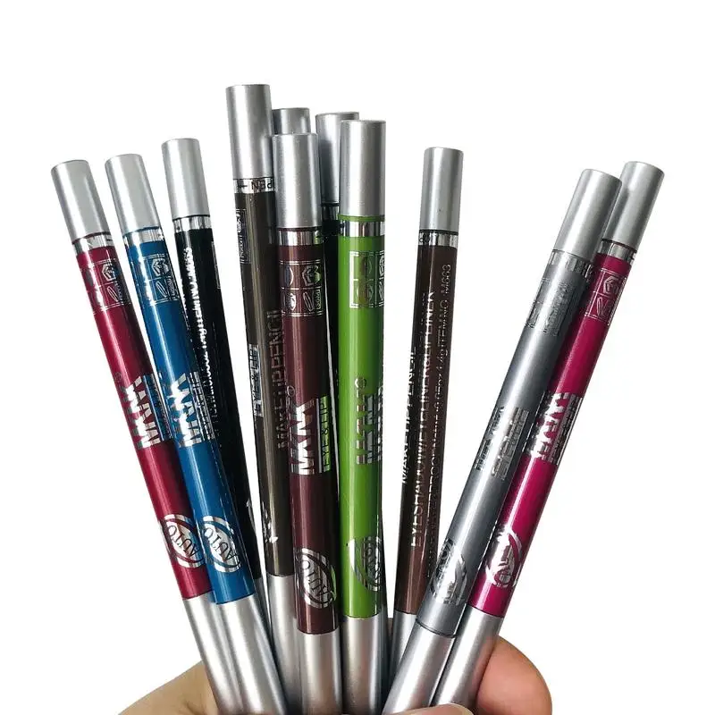 

Набор карандашей для подводки, 12 цветов, водостойкие тени для век, стойкий карандаш для век, жемчужная и матовая подводка для век, набор карандашей