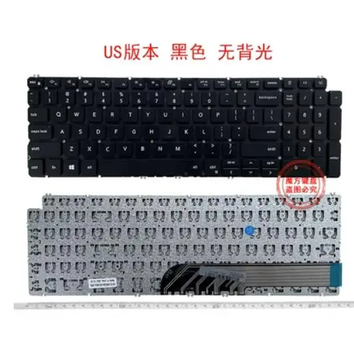 

Для Dell Inspiron 5501 5502 5508 5509 5515 5584 5590 5593 5594 5598 7590 7591 7590 P42E P90F английская клавиатура черная без подсветки