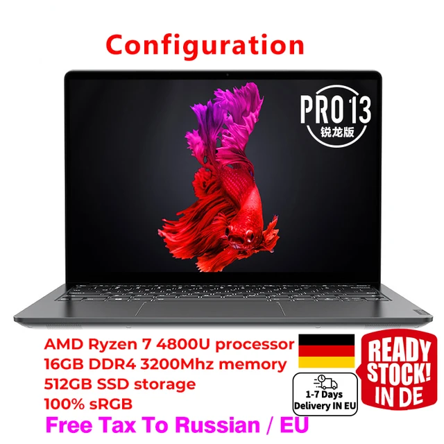 Lenovo Ideapad 4600u 4800u Amd Ryzen 4600u Laptop Lenovo Xiaoxin Inch  Laptop AMD Ryzen R7
