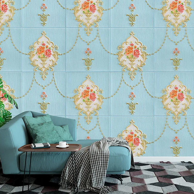 Самоклеящиеся 3d обои на клейкой основе трехмерные наклейки стену украшение для