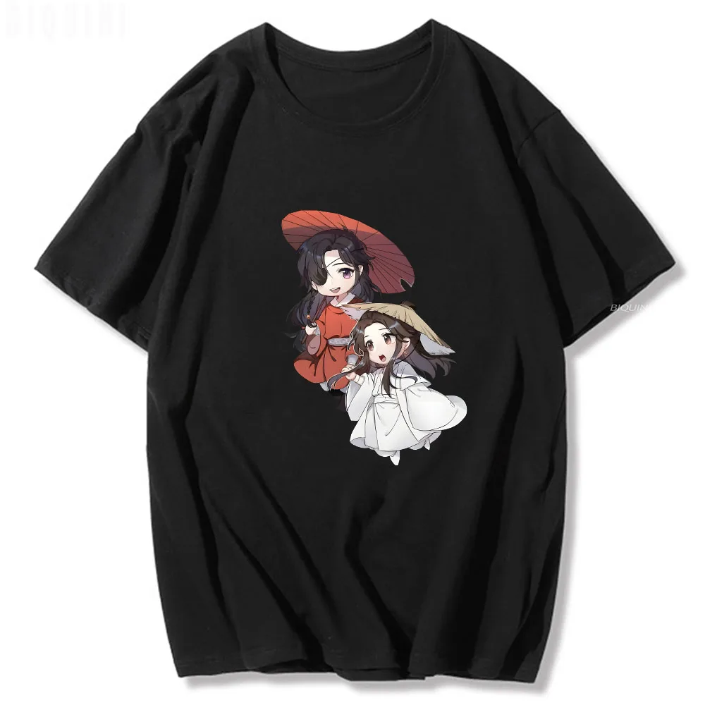 

Футболка с принтом Tian Guan Ci Fu, футболки с графическим принтом для женщин и мужчин, летние футболки в стиле Харадзюку, новинка 2022, хлопковые фут...