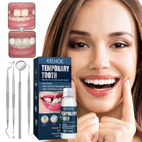 temporary tooth repair kit moldable false teeth for missing broken teeth false tooth solid glue denture with mouth mirror probe