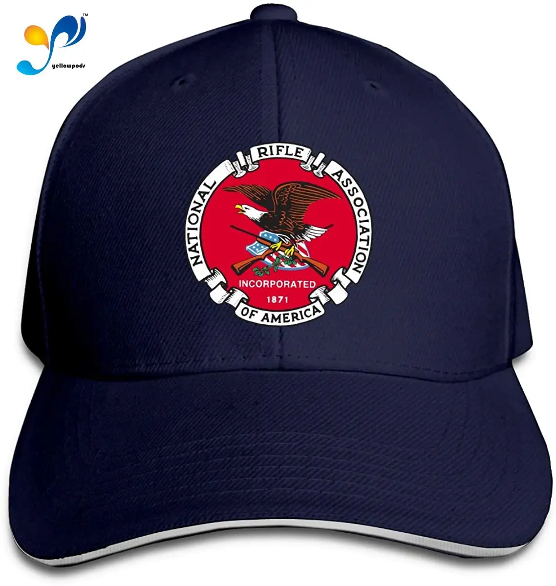 

National Rifle Association Unisex Sandwich Baseball Cap Adjustable Snapback Hat Hunting Casquette