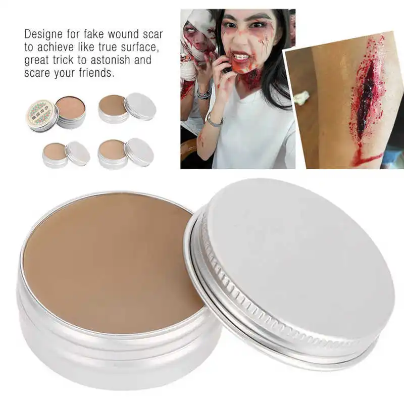 

Professional Stage Halloween Fake Wound Scars Wax Halloween Makeup Wax Face Paint Wound Scars