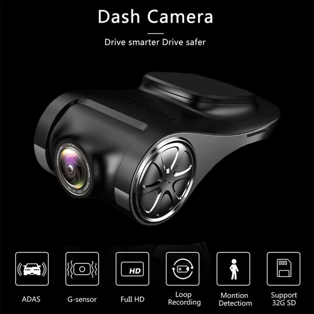

Видеорегистратор 1080P с поддержкой ADAS и USB-портами