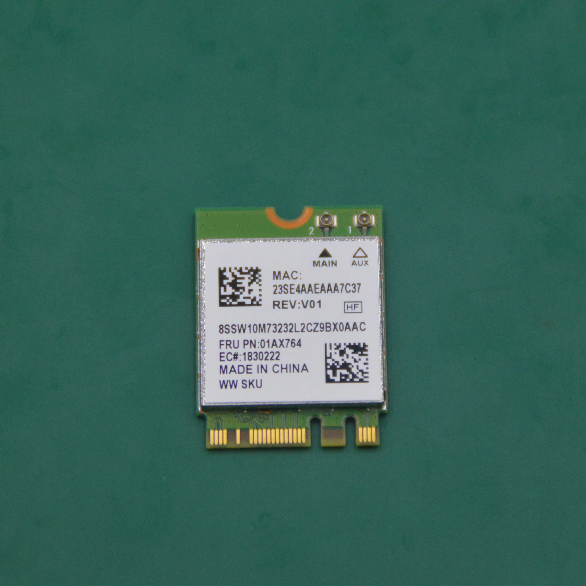 Беспроводная карта RTL8821CE для Lenovo Thinkpad L380 E480 E580 E485 E585 Series FUR 01AX764 оригинальный новый