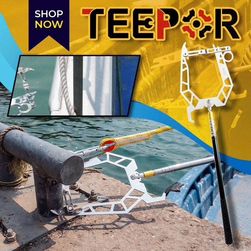 Многофункциональный Док-крючок легко натягивающий рыболовный крючок для лодки