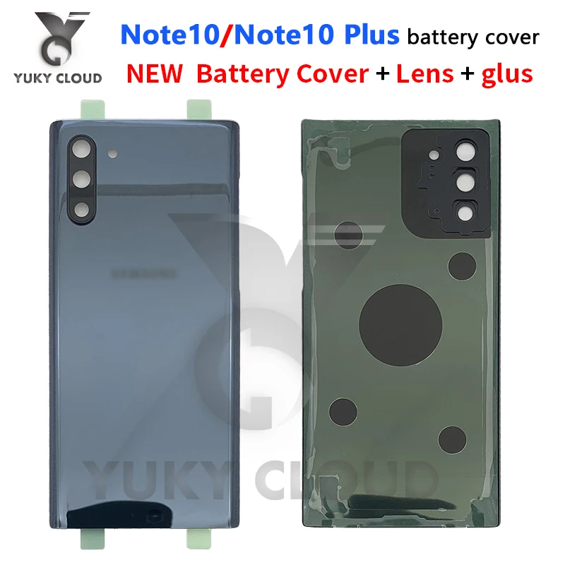 

Samsung Galaxy Note 10 N975 Note 10 plus Note 10 Lite NOTE10+ Battery Back Cover Door Housing + ear Camera Glass Lens Frame