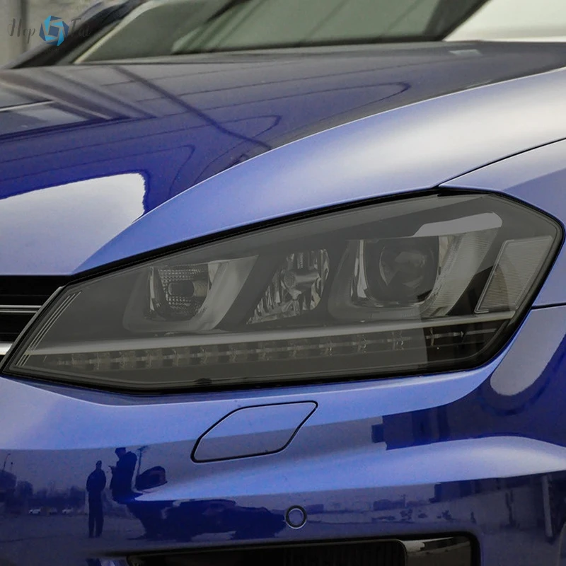 

Car Headlight Protective Film Taillight Smoked Black Tint Wrap Vinyl Transparent TPU Sticker For Volkswagen VW Golf 7 2012-2020