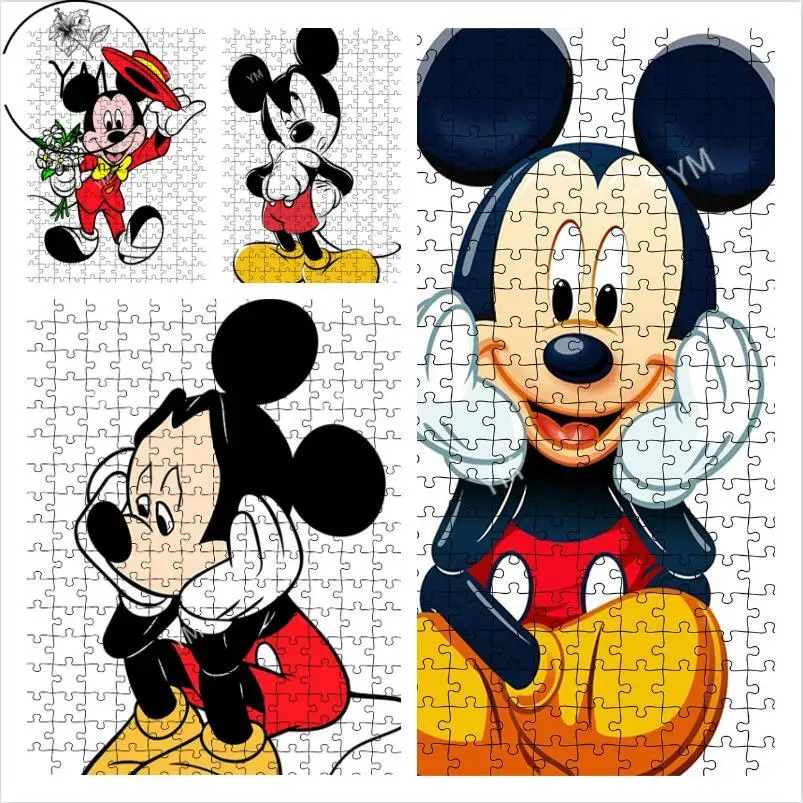

Disney Mickey Mouse 1000 Pieces Paper Hd Printing Puzzle Toys Children's Educational Toys Learning Education Birthday Gifts