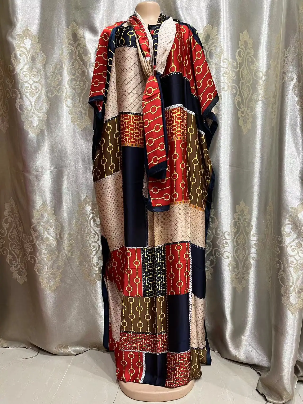 Африканское платье с принтом в богемном стиле, хиджаб, сексуальное женское элегантное мусульманское платье-абайя, женское летнее богатое сексуальное женское платье макси для пляжа