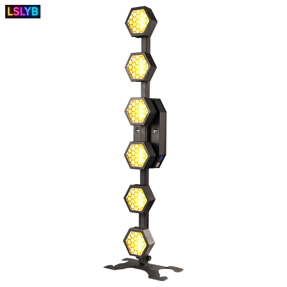 

300 Вт Ретро Вспышки RGB + 6Золотисто-желтый початок сценический свет DMX DJ освещение сценический световой эффект для вечеринки, дискотеки, свадебного бара