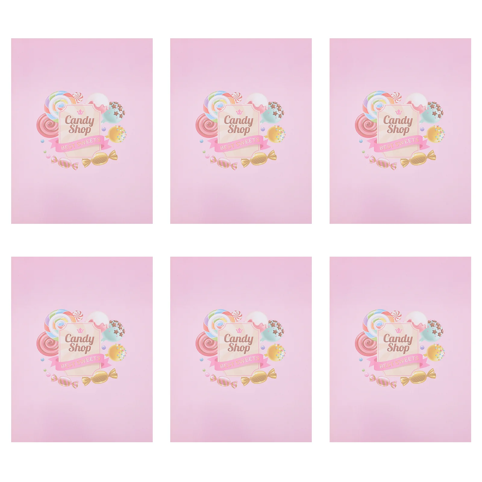 

25pcs Baby Shower Invitations Candy Theme Birthday Invitation Cards Party Supplies