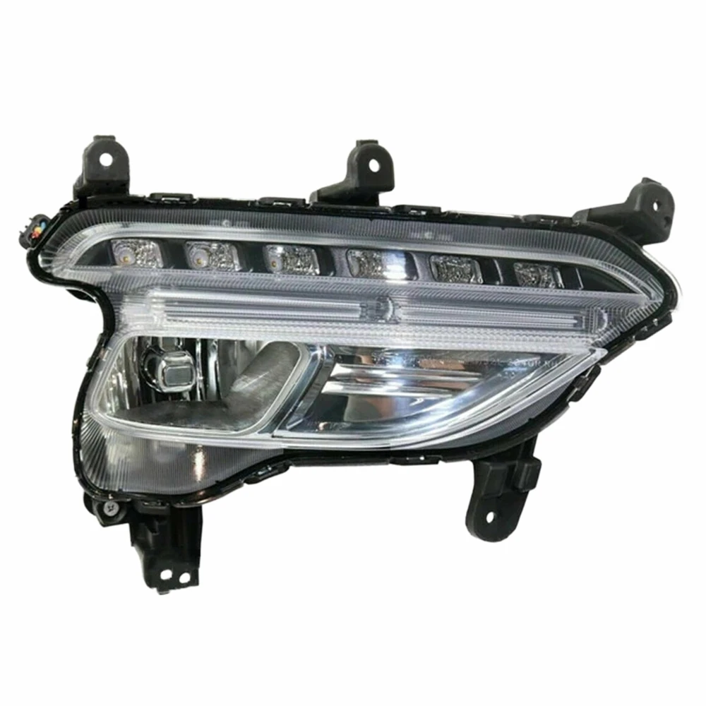 

Car Right LED DRL Fog Light for Hyundai Santa Fe Sport 2016-2018 Auto Driving Lamp Daytime Running Light Bumper Lamp