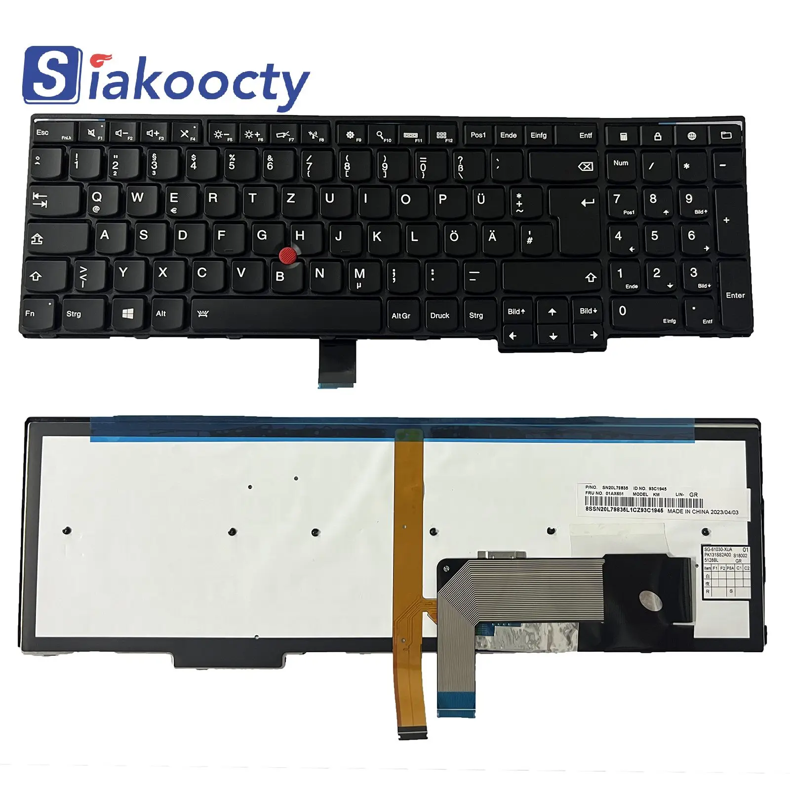 Клавиатура для ноутбука Lenovo IBM Thinkpad W540 W541 W550 W550s Клавиатура для ноутбука Lenovo IBM Thinkpad W540 W541 W550 W550s