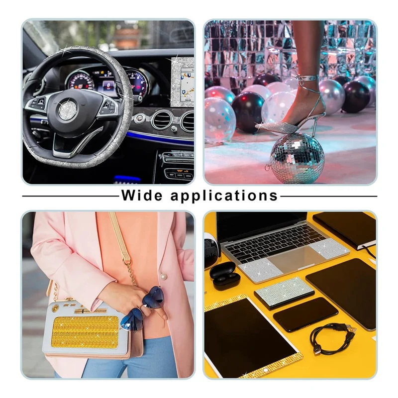 3 рулона самоклеящаяся лента со стразами