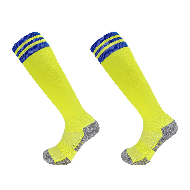 

New summer actual combat high tube football socks men's anti-slip ball socks children's breathable long tube sports socks wholes