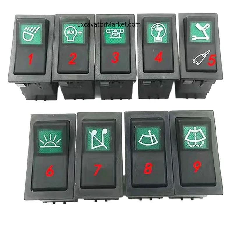 Запчасти для экскаватора Vol Vo 210 290 360b стеклоочистители фары кнопка переключения