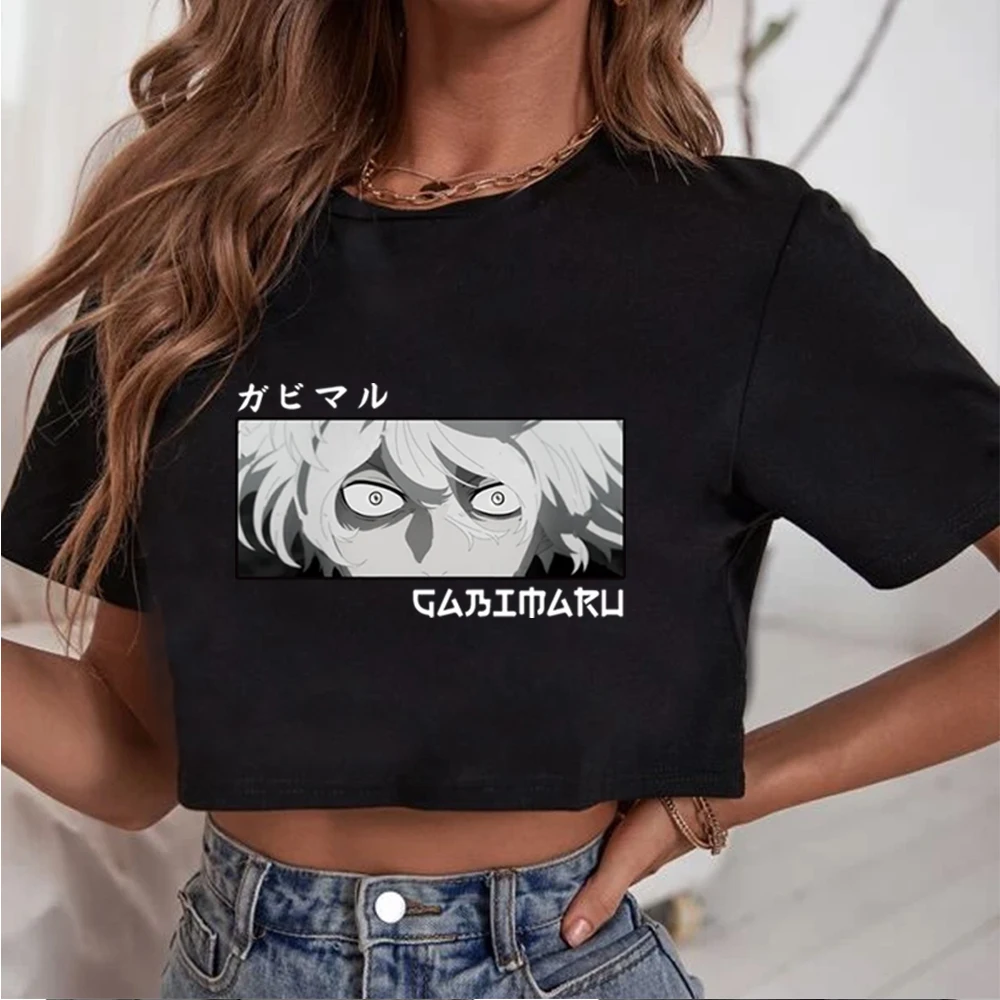 

Футболка с аниме Jigokuraku Hell's Paradise, повседневный короткий топ с коротким рукавом, сексуальный