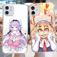 yinuoda miss kobayashis dragon maid phone case for iphone 11 12 13 mini pro max 8 7 6 6s plus x 5 se 2020 xr xs case shell