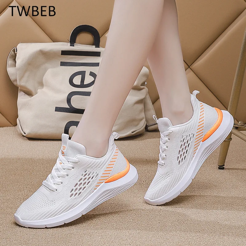 

Women Mesh Breathable Shoes Slip on Flat Shoes Woman Tenis Ladies Casual Shoes Walking Footwear Sneakers Womens Vulcanize Shoes