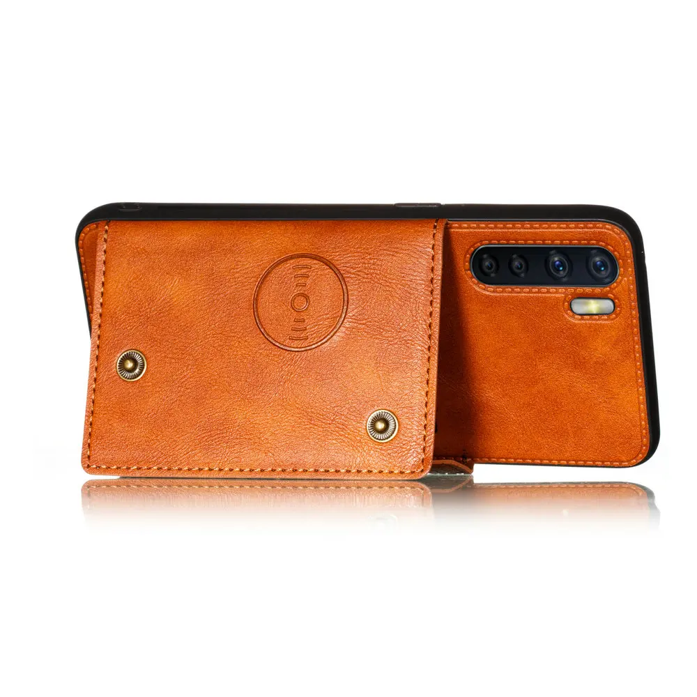 Shockproof Case Leather Back Cover for OPPO A17 A54 Card Shell Oppo A74 5G A 94 91 A53S A 74 54 A72 A52 A91 17 k Flip Case Funda