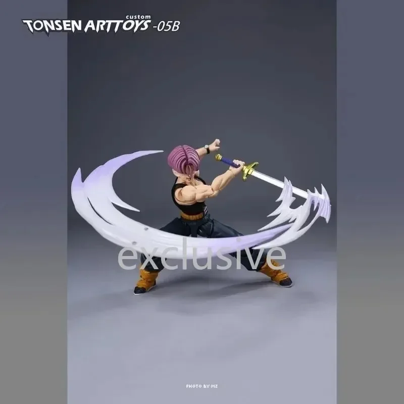 Фото Второе издание Tonsenarttoys: Фигурки-модели Kamione Dragon Ball Z Super Saiyan SSJ SSJ2 Транкс 05a 05b №4