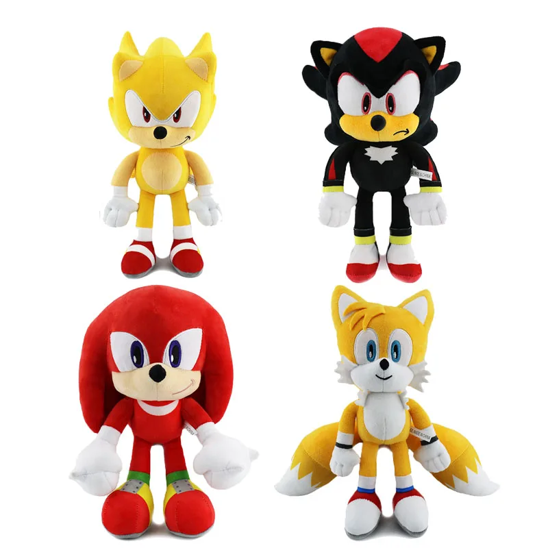 

Sonic Plush Toy 30CM Amy Rose Knuckles Tails Plush Doll Cute Soft Stuffed Plush Doll Birthday Gift For Children