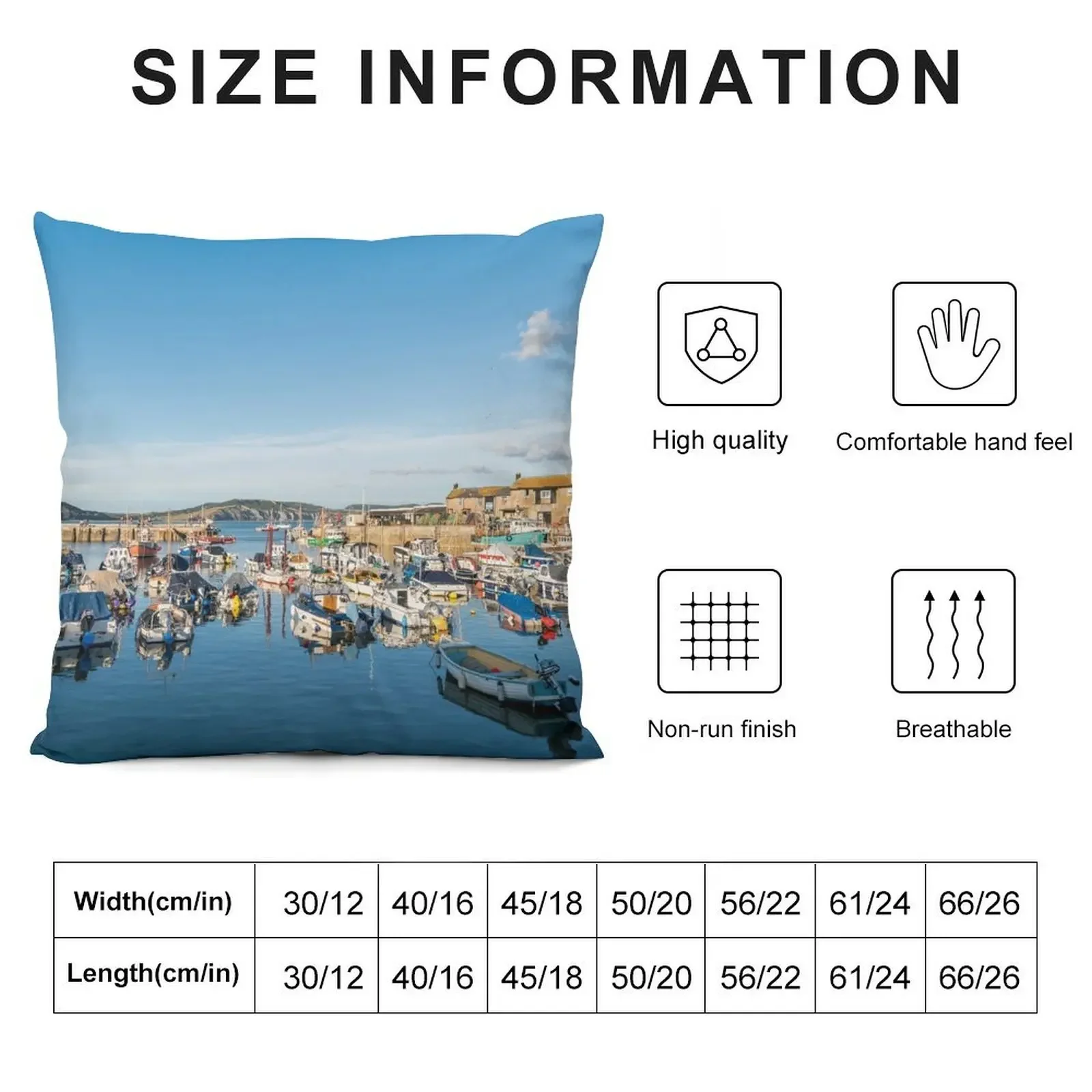 Декоративная наволочка Lyme Regis Harbour рождественские наволочки для диванных подушек