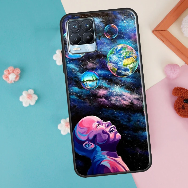 Moon Stars Space для OnePlus 11 10 Pro 10T Nord CE 2 Lite Realme C55 C35 C33 C31 C30 C21Y GT Neo 5 3 2T чехол |