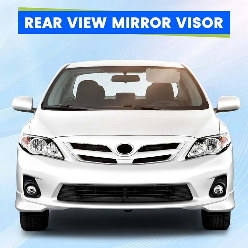 Для Toyota Auris Corolla 2007-2013 интерьер автомобиля солнцезащитный козырек с зеркалом