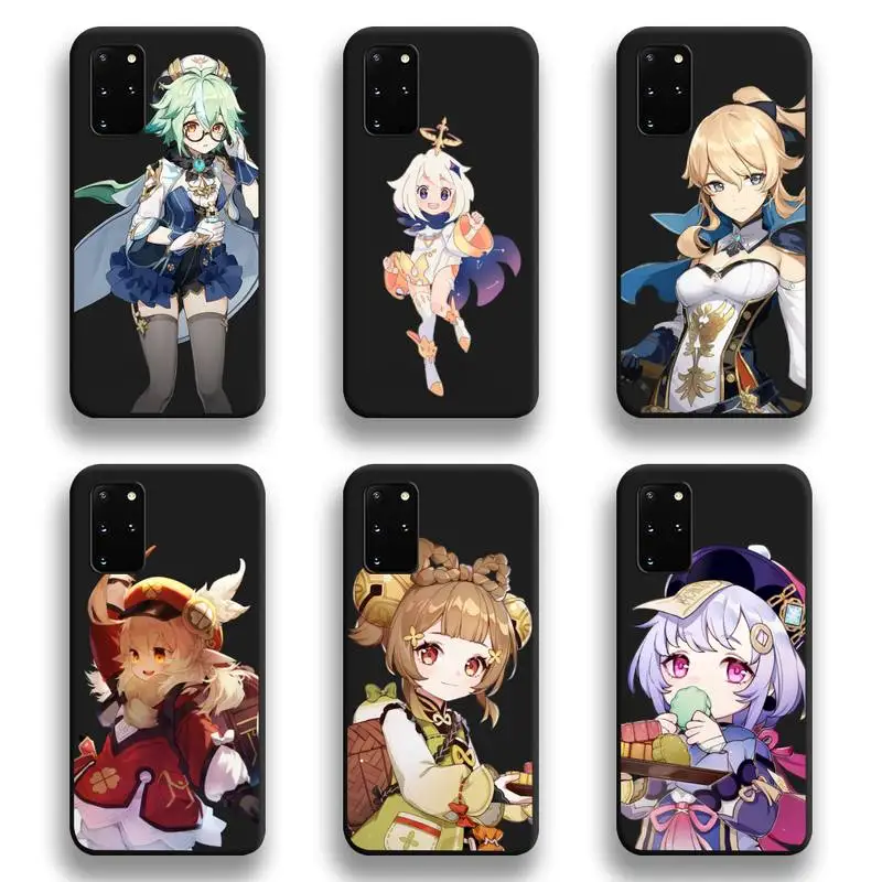 

Hot games Genshin Impact Phone Case For Samsung Galaxy S21 Plus Ultra S20 FE M11 S8 S9 plus S10 5G lite 2020