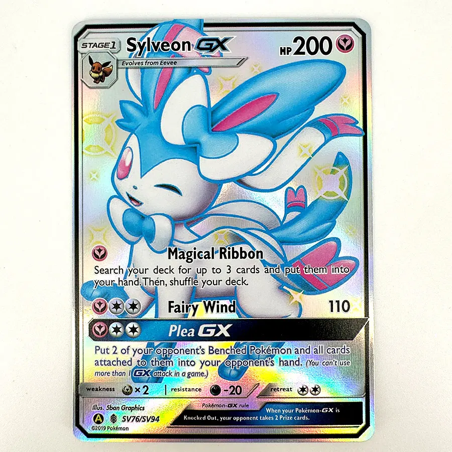Коллекция голографических карт Togepi, Cleffa, Igglybuff, Latias, Latios, Gengar, Mimikyu, Charizard, Sylveon GX Proxy Cards TAG TEAM & Shiny Vault (art.: 3920da45010ef) - 3920da45010ef