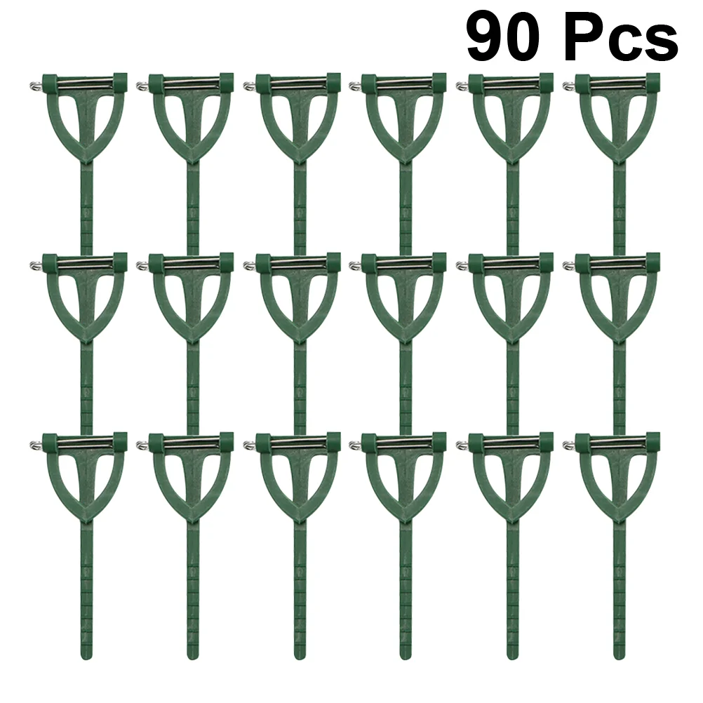 

90 Pcs Floral Bouquet Bridal Bouquet Nappy Plastic Safety Safety Small DIY Brooch