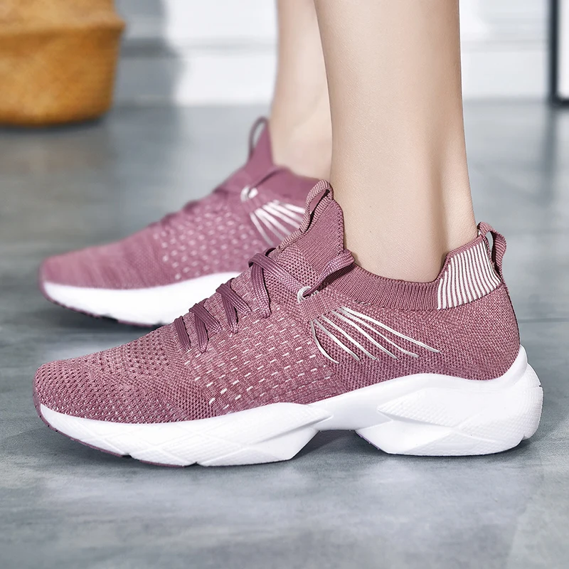 

Good Quality White Sports Shoes Trainers Designer Sneakers Woman Brand Light Weight Basket Sport Running Shoes For Women Tennis