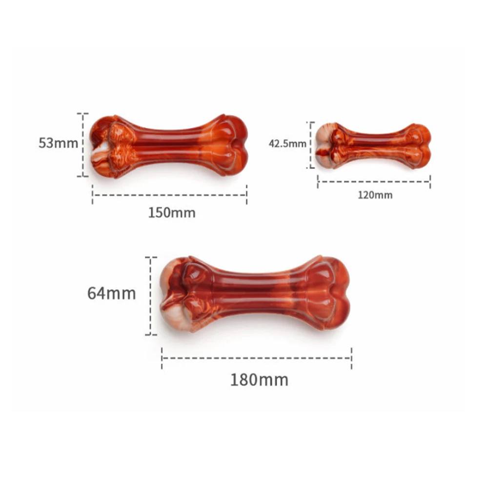 TENNOLA Кости для жевания для собак прочные, безвредные, со вкусом говядины, с запахом пищевых потерь, для очистки зубов для агрессивных жевателей.